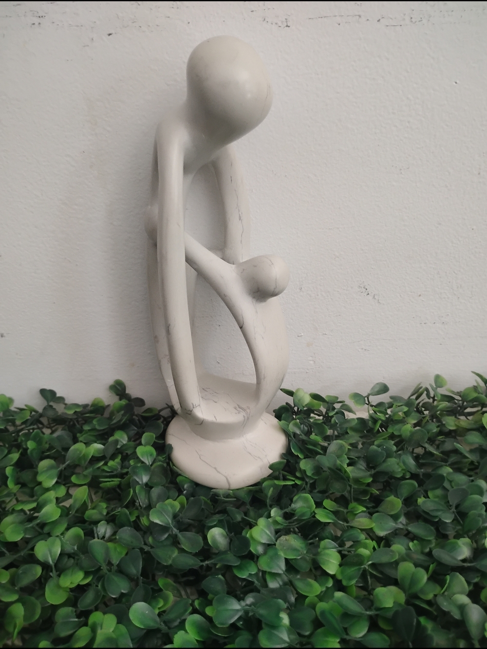 Minimalist Soapstone Abstract Family Sculpture